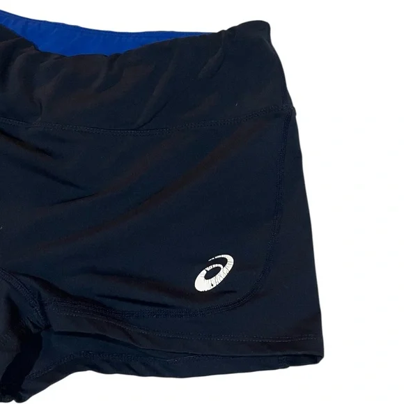 ASICS Women's Deep Blue Athletic Shorts - Picture 3 of 6